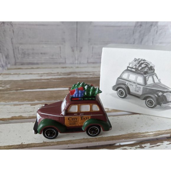 Dept 56 58894 city taxi heritage village car acces